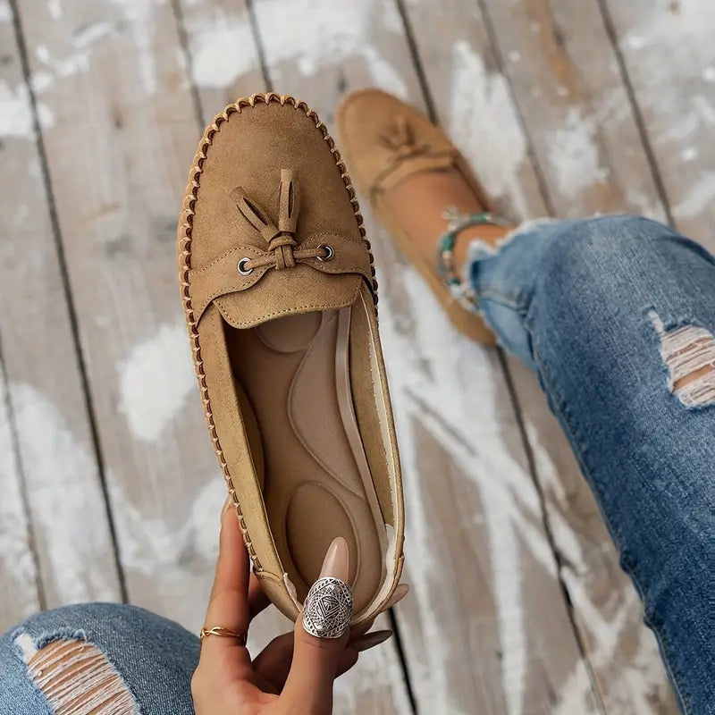 Maëlys | Mocassins Femme à Glands Semelle Confort