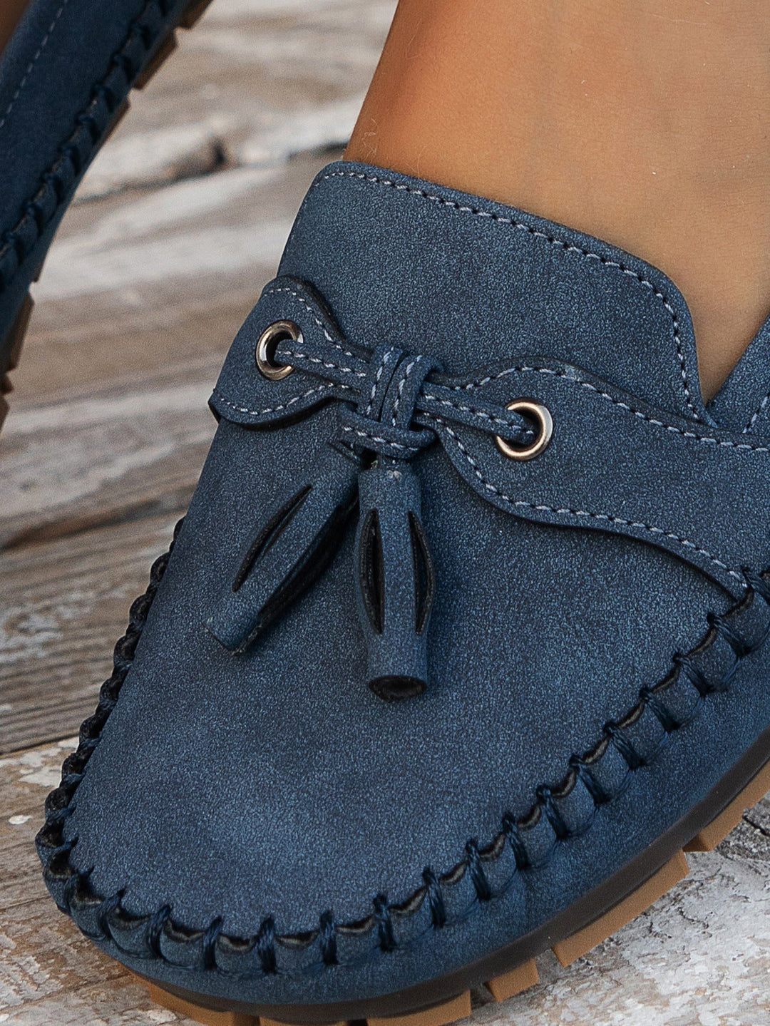 Maëlys | Mocassins Femme à Glands Semelle Confort