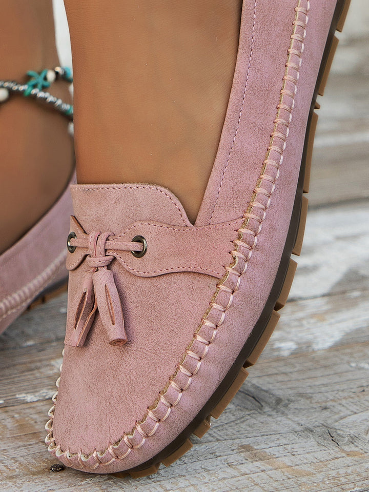 Maëlys | Mocassins Femme à Glands Semelle Confort