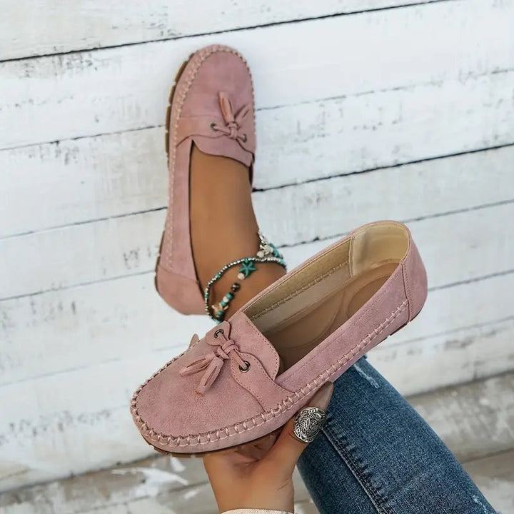 Maëlys | Mocassins Femme à Glands Semelle Confort