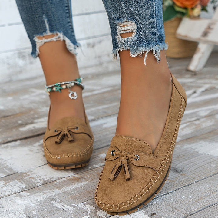 Maëlys | Mocassins Femme à Glands Semelle Confort