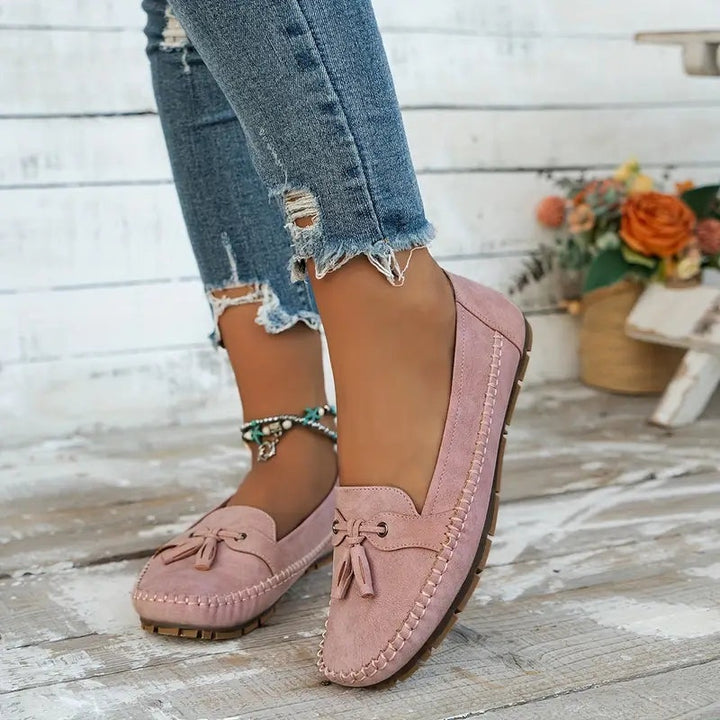 Maëlys | Mocassins Femme à Glands Semelle Confort