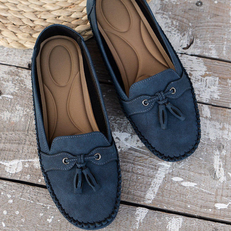 Maëlys | Mocassins Femme à Glands Semelle Confort