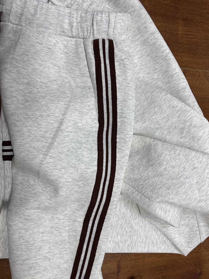 Maëva | Jogging Large Femme Sweat Zippé Ensemble Deux Pièces