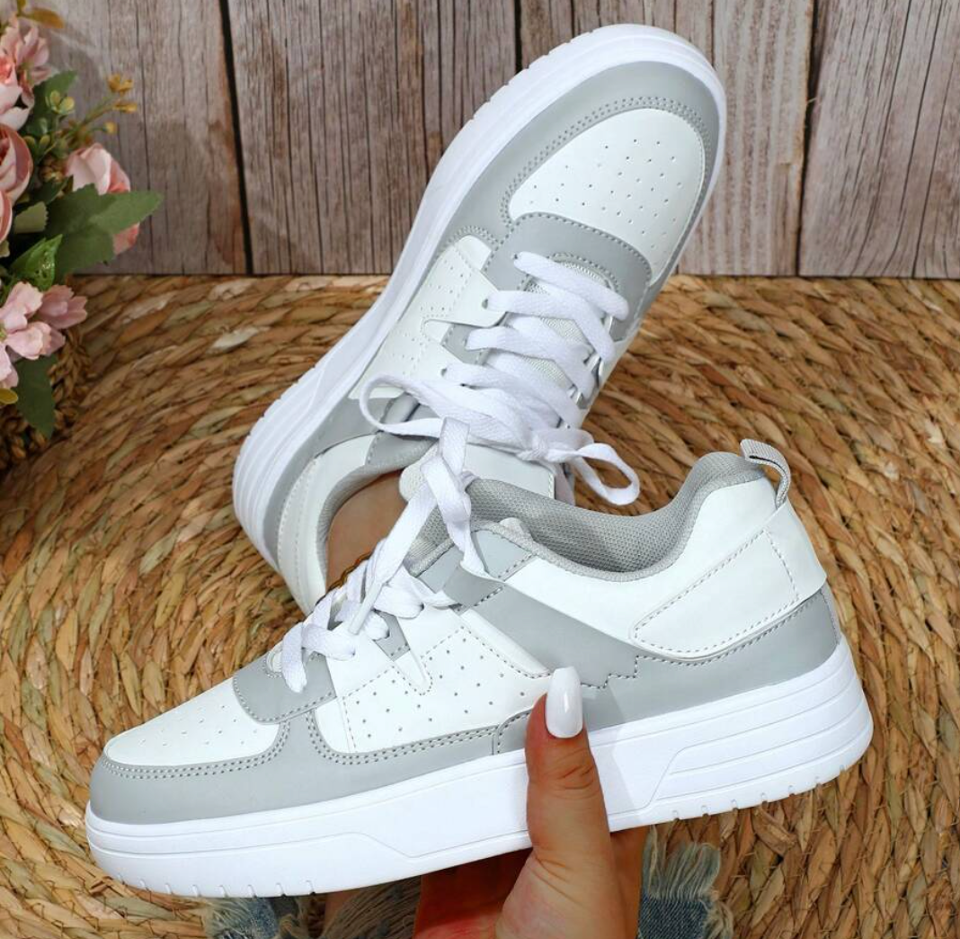 Manon | Basket Tendance Femme Plateforme Lacets