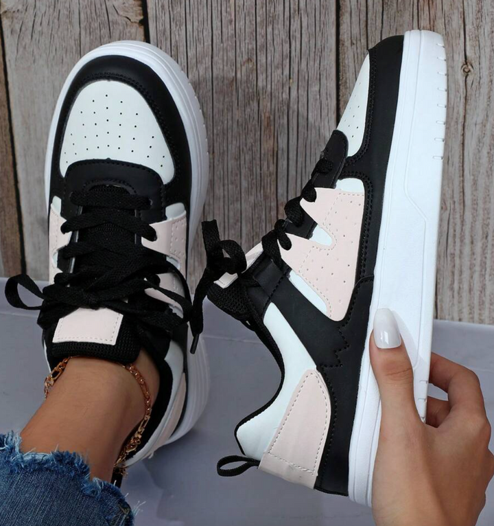 Manon | Basket Tendance Femme Plateforme Lacets