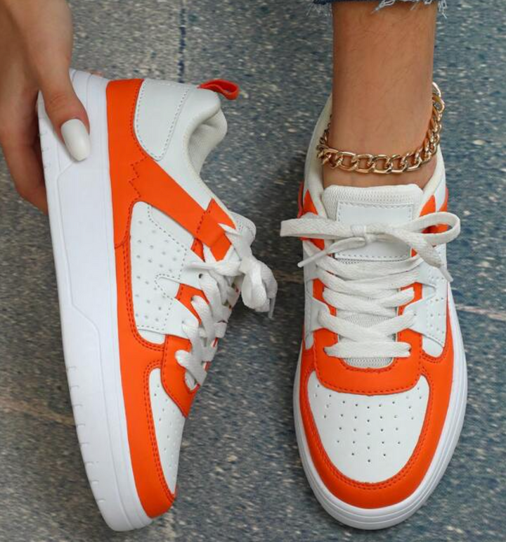 Manon | Basket Tendance Femme Plateforme Lacets