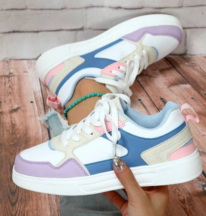 Manon | Basket Tendance Femme Plateforme Lacets