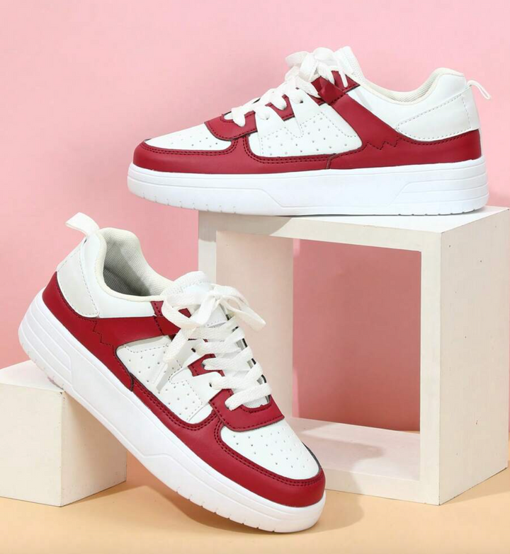 Manon | Basket Tendance Femme Plateforme Lacets