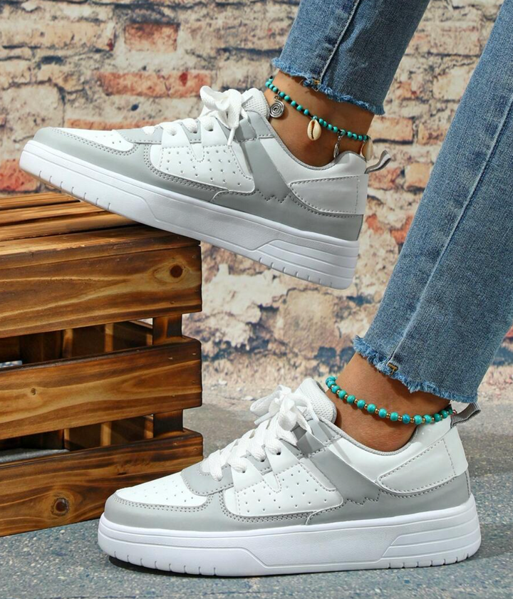 Manon | Basket Tendance Femme Plateforme Lacets