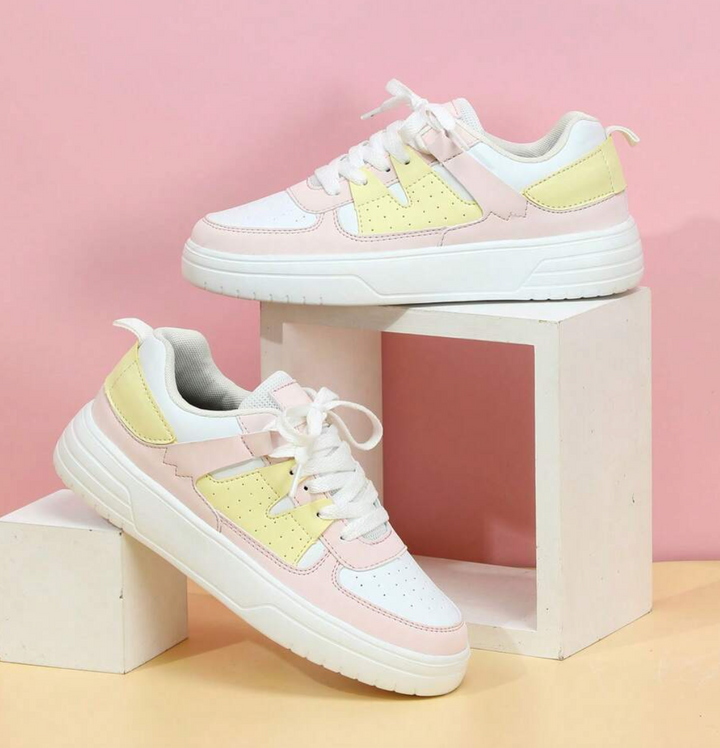 Manon | Basket Tendance Femme Plateforme Lacets