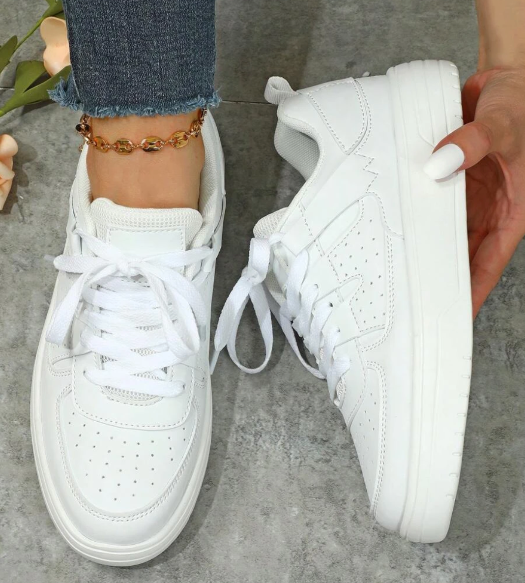 Manon | Basket Tendance Femme Plateforme Lacets