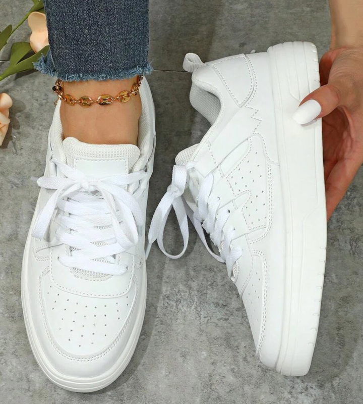 Manon | Basket Tendance Femme Plateforme Lacets