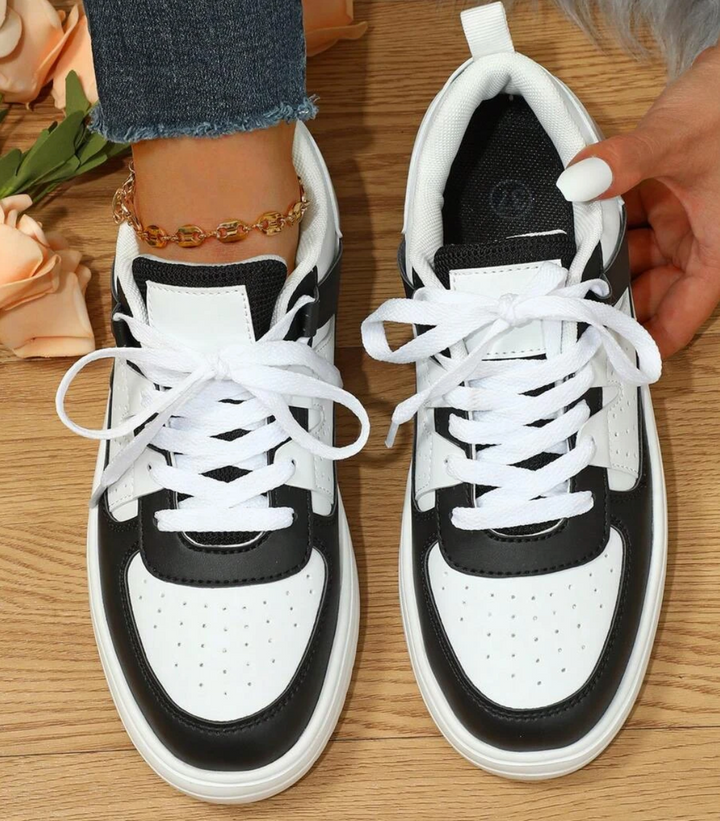 Manon | Basket Tendance Femme Plateforme Lacets