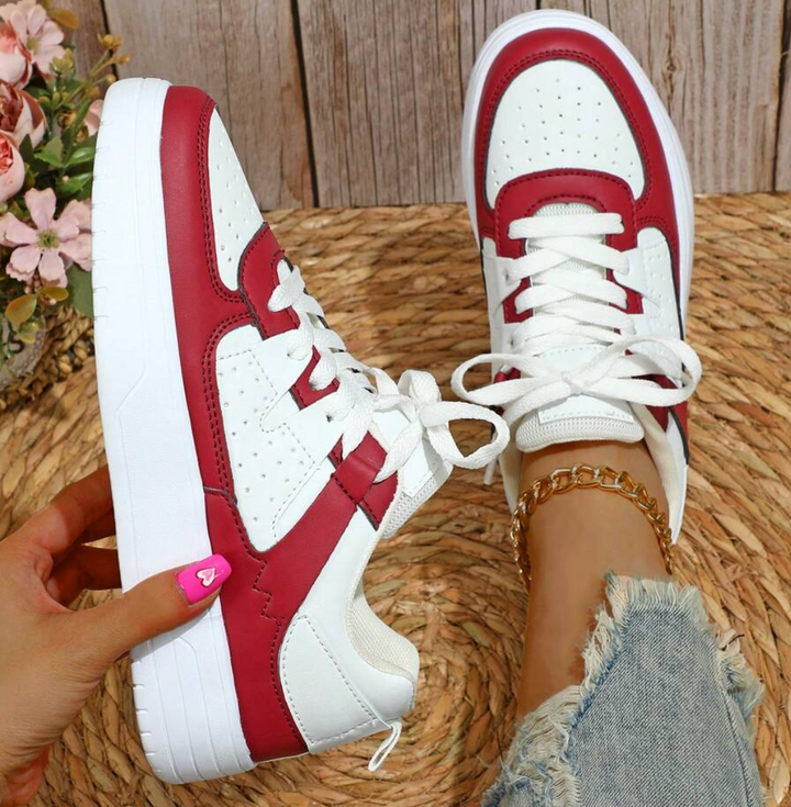 Manon | Basket Tendance Femme Plateforme Lacets