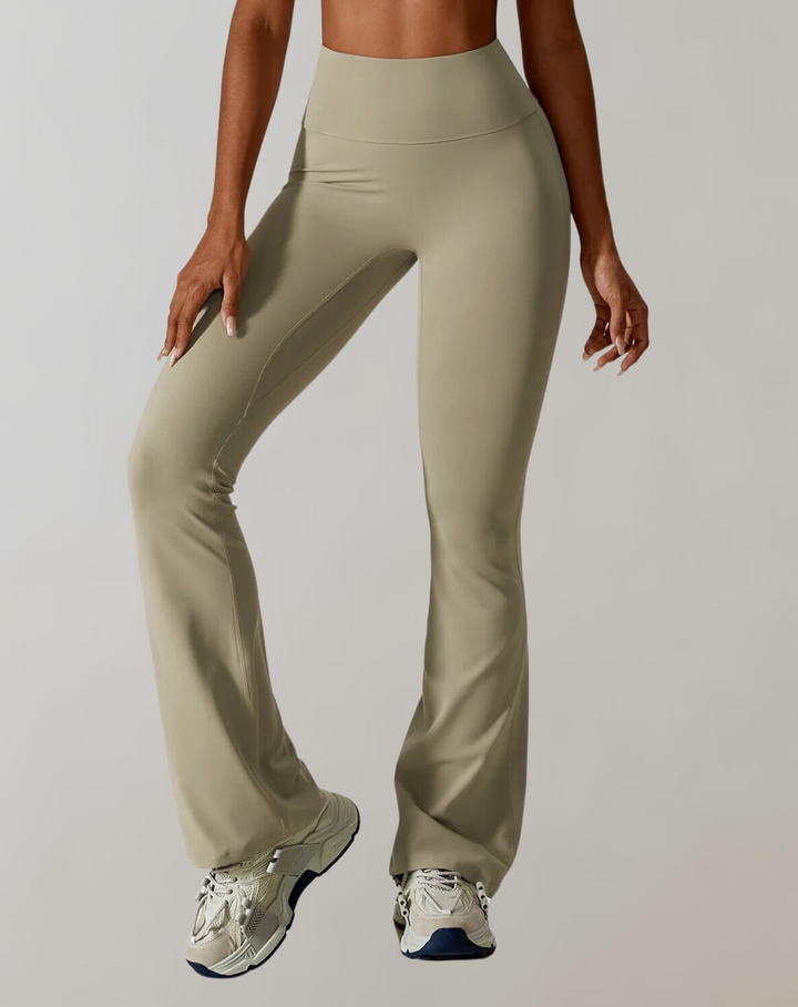 Manon | Legging Femme Taille Haute Évasé Sport