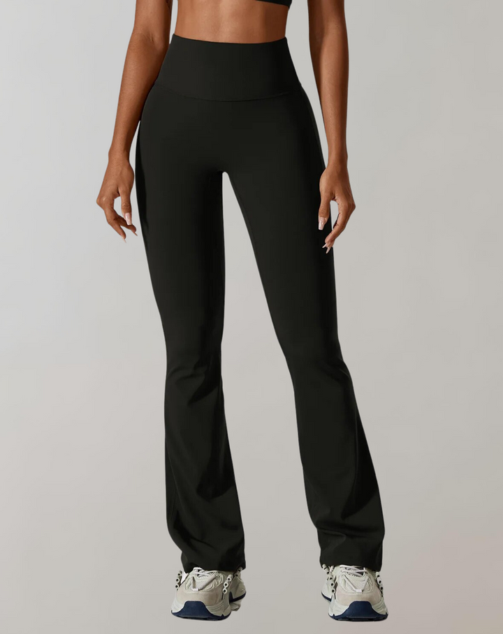 Manon | Legging Femme Taille Haute Évasé Sport