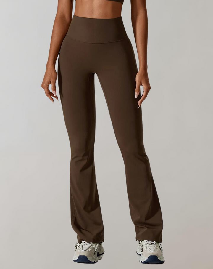 Manon | Legging Femme Taille Haute Évasé Sport