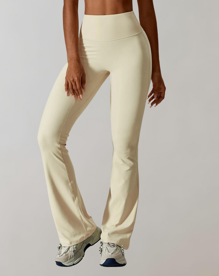 Manon | Legging Femme Taille Haute Évasé Sport