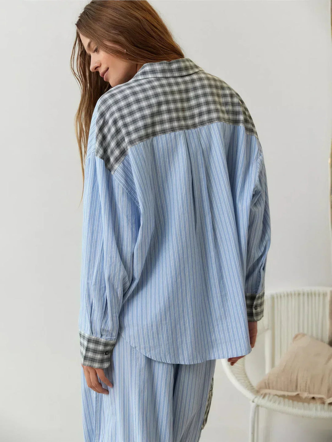 Margaux | Ensemble Pyjama Femme Carreaux Manches Longues