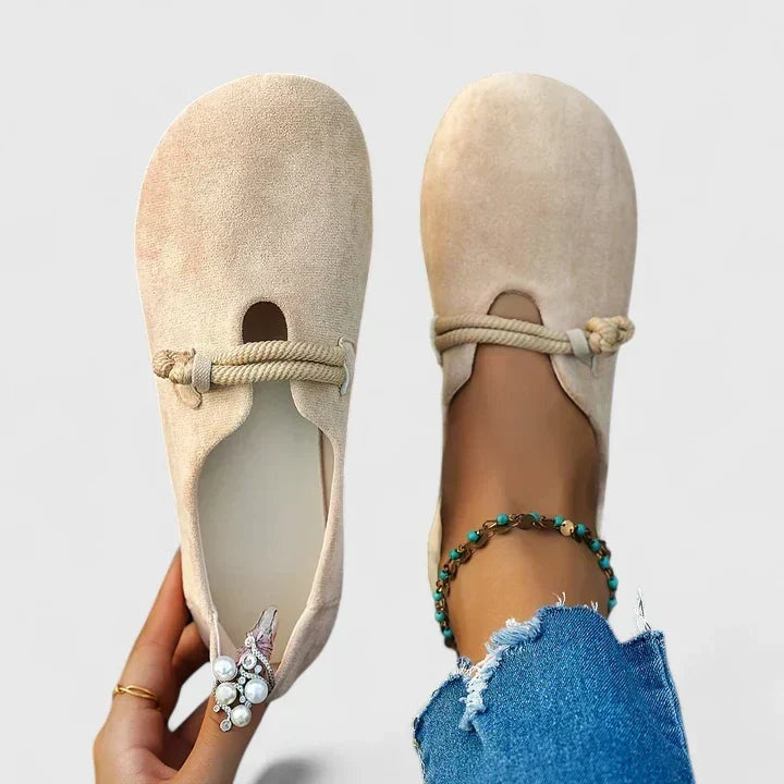 Margaux | Mary Jane Shoes Femme Suède Lacet