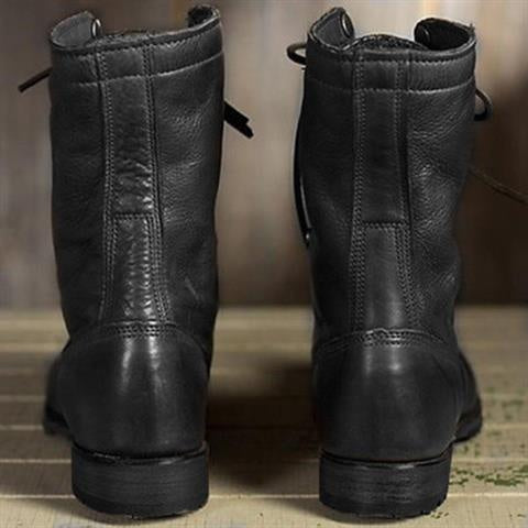 Mathilde | Bottines Cuir Femme à Lacets Tige Montante