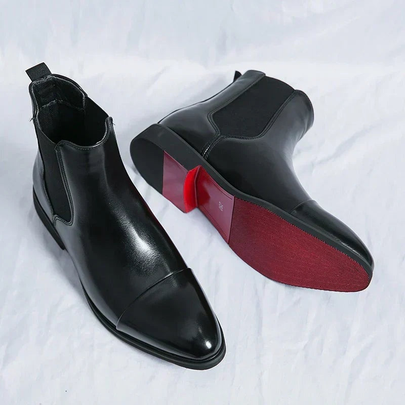 Mathis | Chelsea Boots Cuir Homme Semelle Contrastée