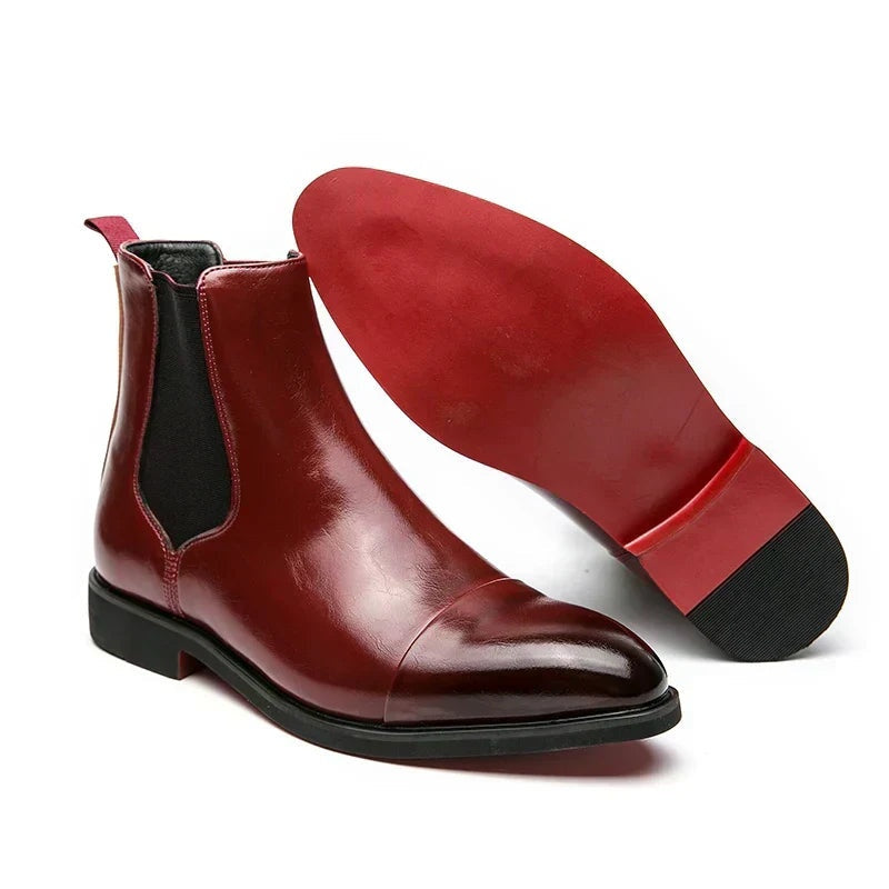Mathis | Chelsea Boots Cuir Homme Semelle Contrastée