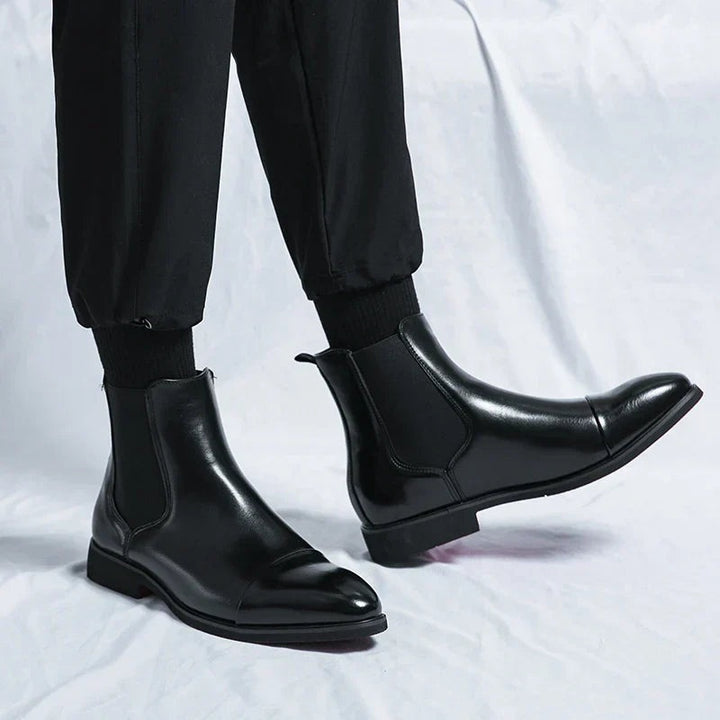 Mathis | Chelsea Boots Cuir Homme Semelle Contrastée