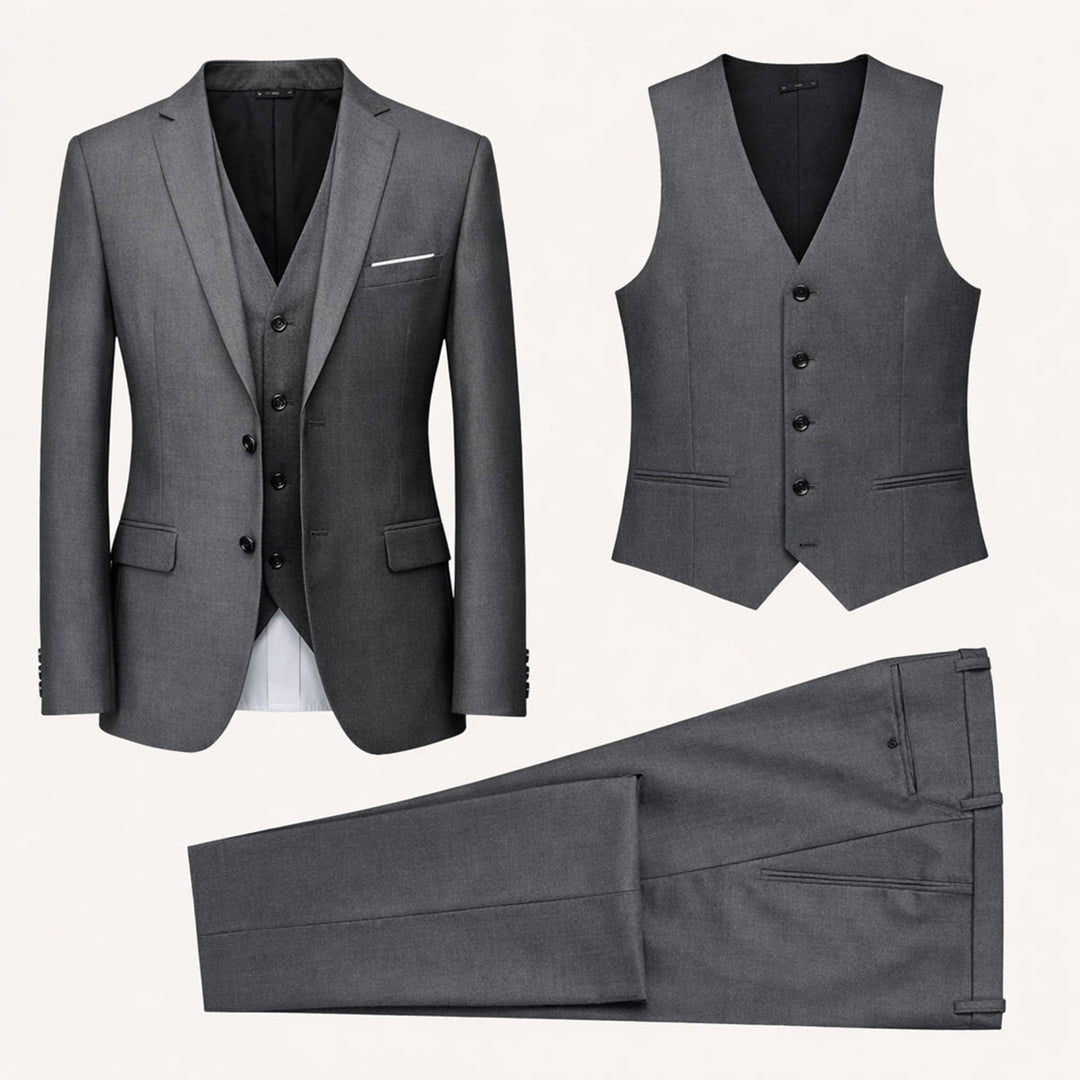 Mathis | Costume 3 Pièces Homme Coupe Ajustée Mariage Cérémonie
