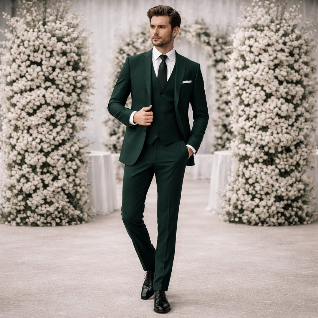 Mathis | Costume 3 Pièces Homme Coupe Ajustée Mariage Cérémonie