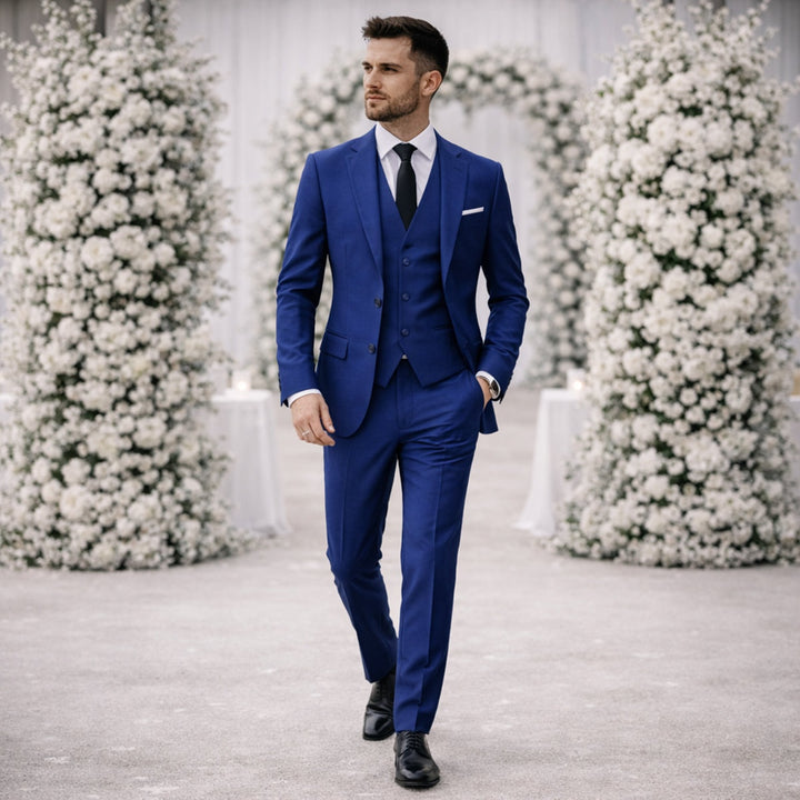Mathis | Costume 3 Pièces Homme Coupe Ajustée Mariage Cérémonie