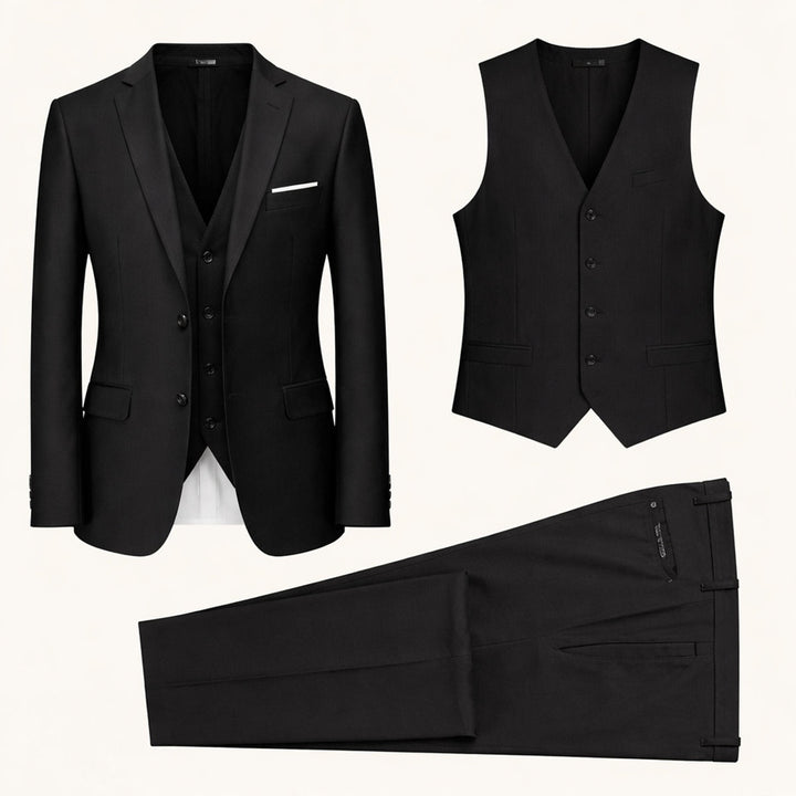 Mathis | Costume 3 Pièces Homme Coupe Ajustée Mariage Cérémonie