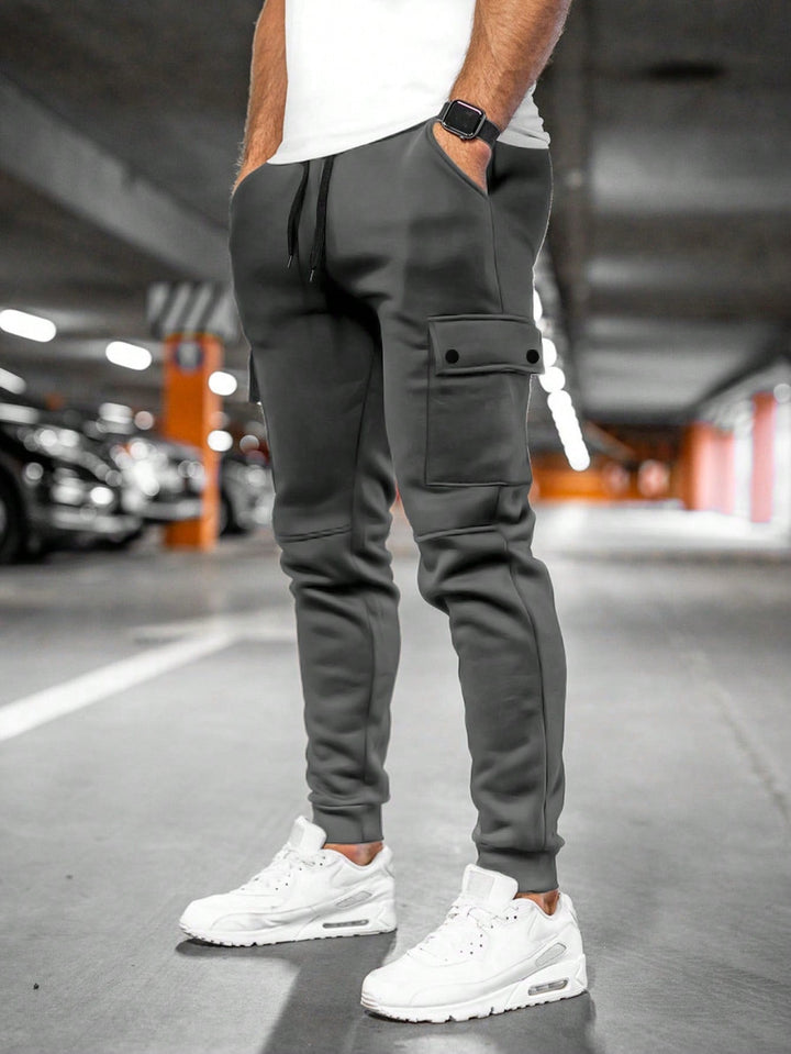 Mathis | Pantalon Cargo Jogger Homme Slim Poches Latérales