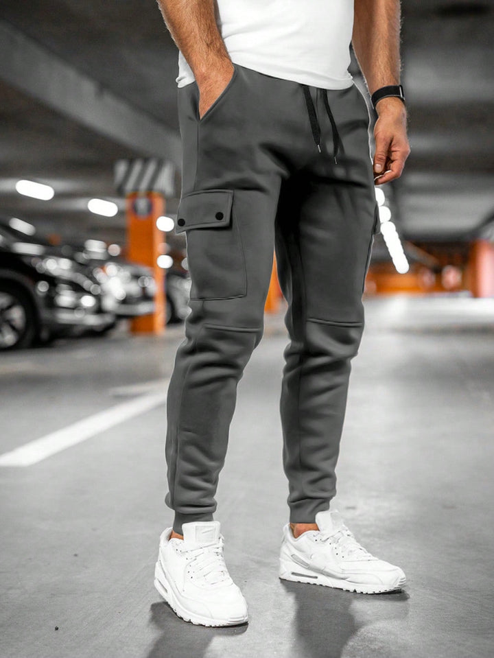 Mathis | Pantalon Cargo Jogger Homme Slim Poches Latérales