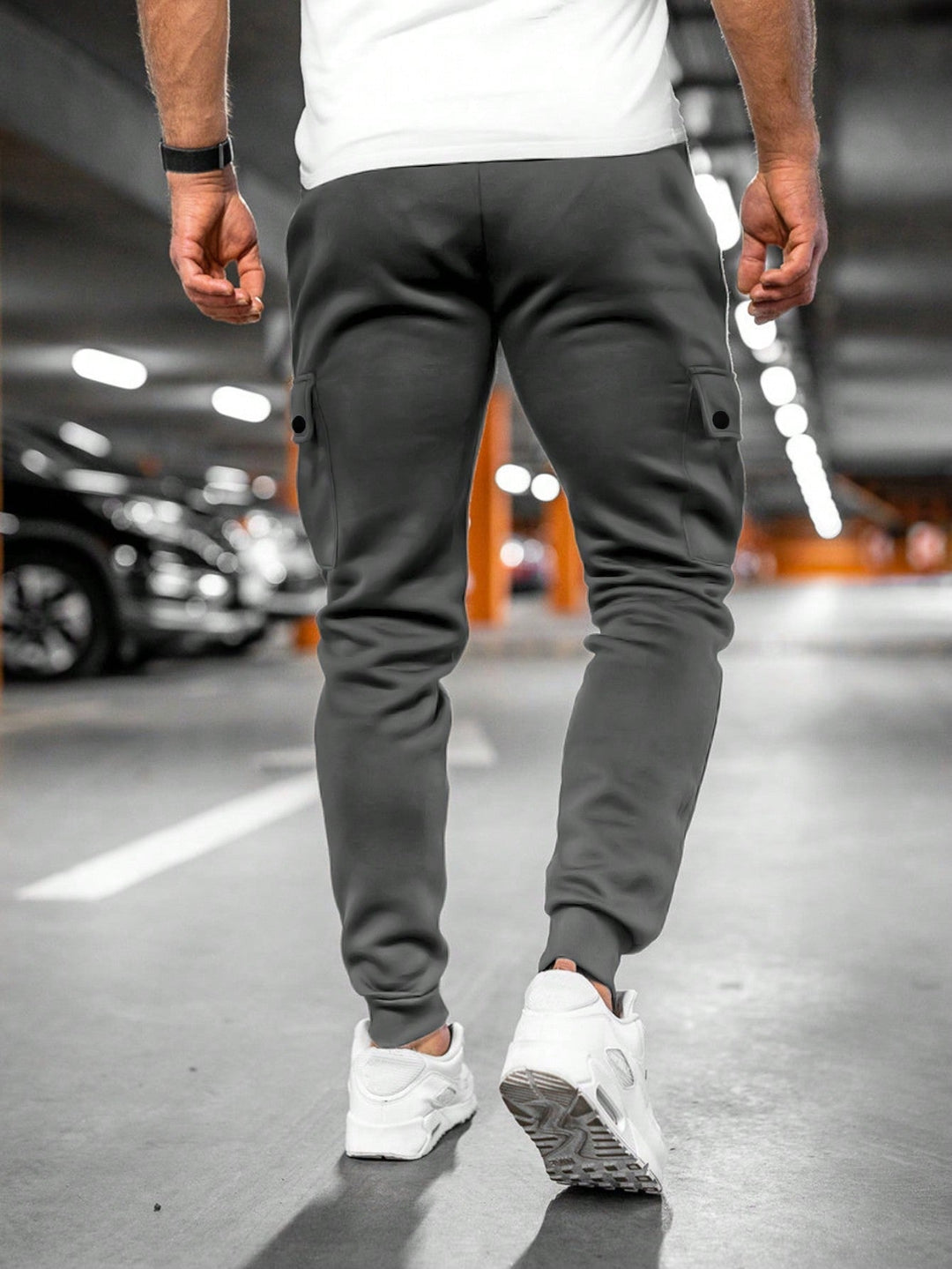 Mathis | Pantalon Cargo Jogger Homme Slim Poches Latérales