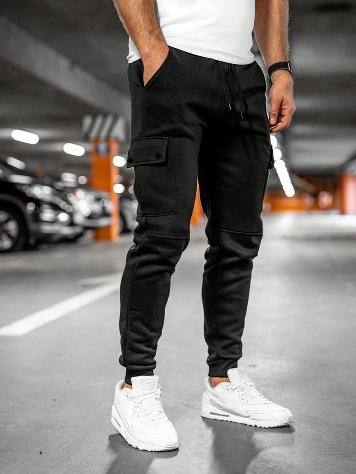 Mathis | Pantalon Cargo Jogger Homme Slim Poches Latérales