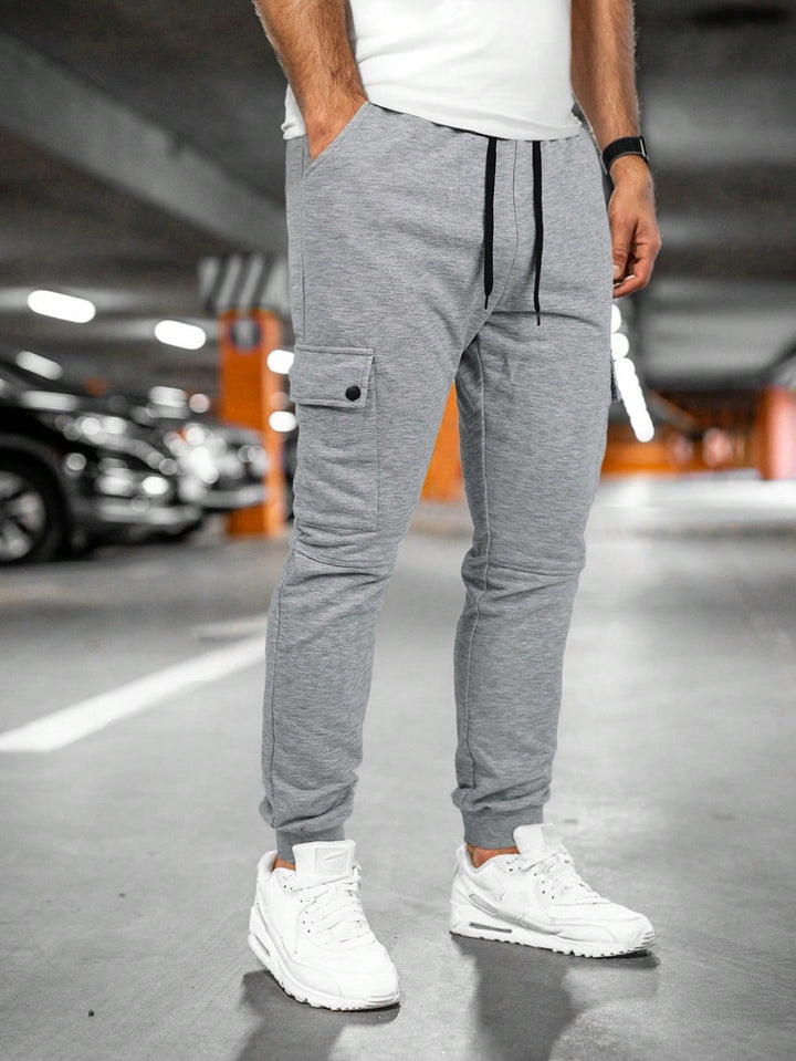 Mathis | Pantalon Cargo Jogger Homme Slim Poches Latérales