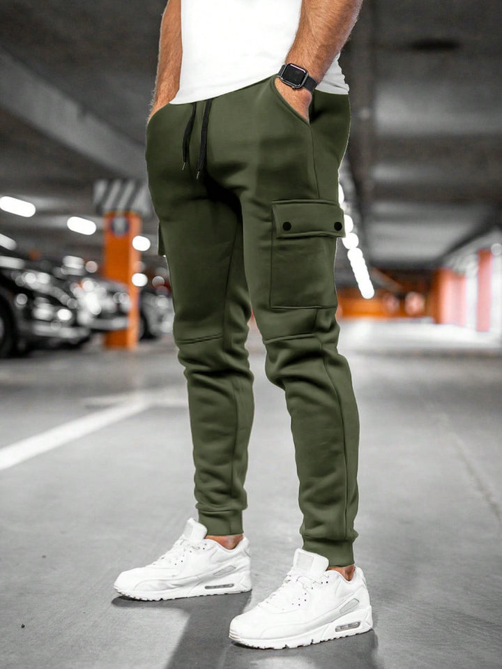 Mathis | Pantalon Cargo Jogger Homme Slim Poches Latérales