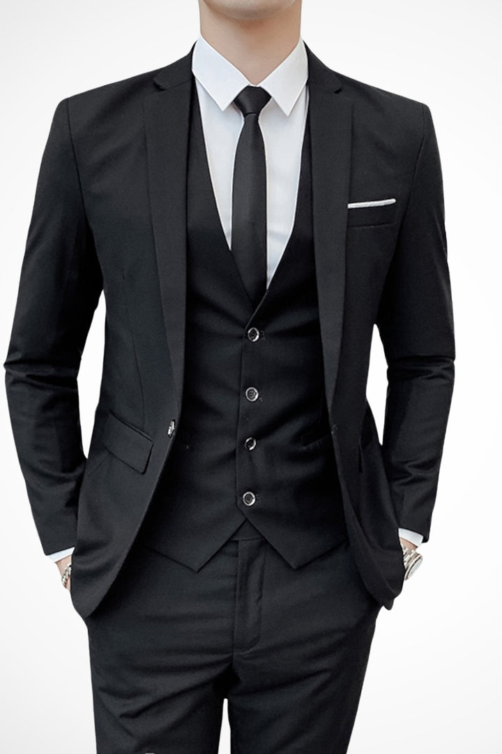 Matthieu | Costume Homme 3 Pièces Slim Fit Revers Notch