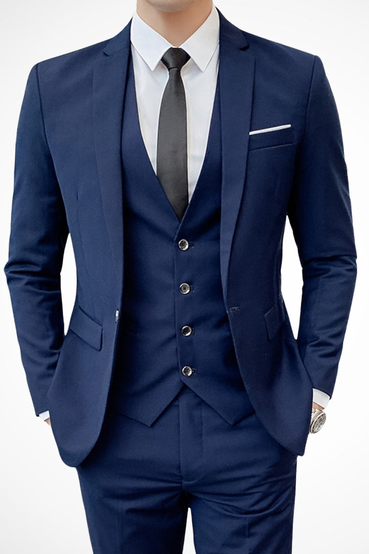 Matthieu | Costume Homme 3 Pièces Slim Fit Revers Notch