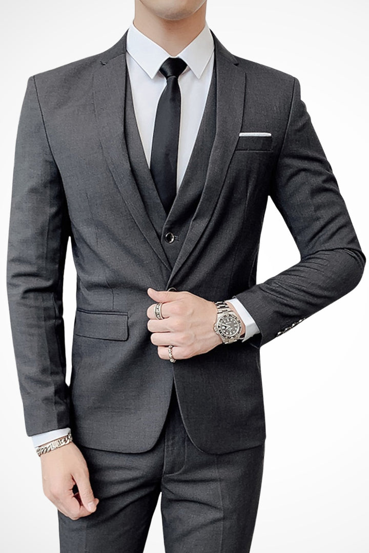 Matthieu | Costume Homme 3 Pièces Slim Fit Revers Notch