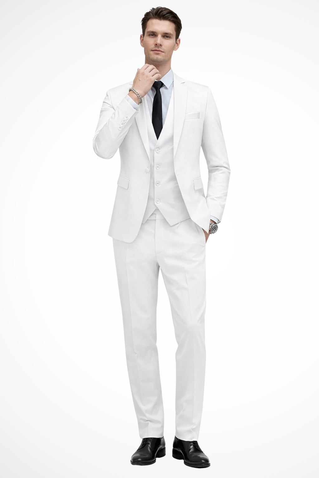 Matthieu | Costume Homme 3 Pièces Slim Fit Revers Notch