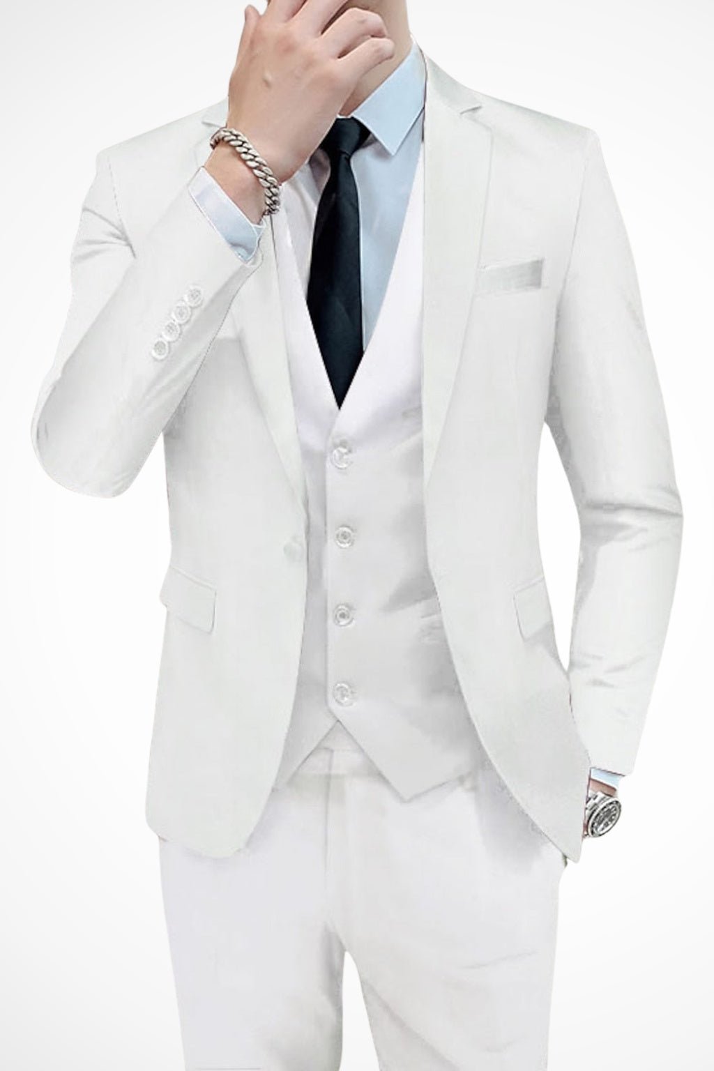 Matthieu | Costume Homme 3 Pièces Slim Fit Revers Notch