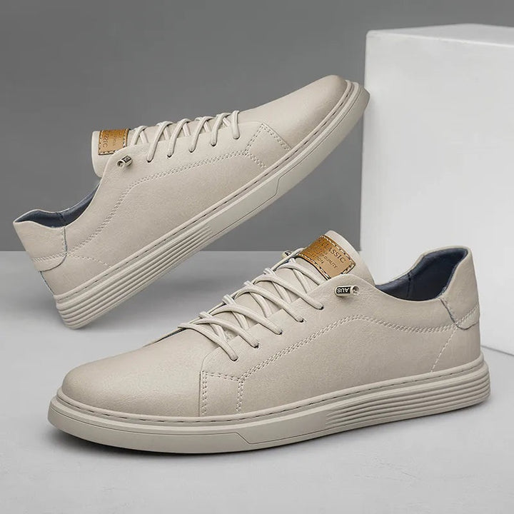 Maxime | Basket Cuir Homme Lacets Semelle Épaisse