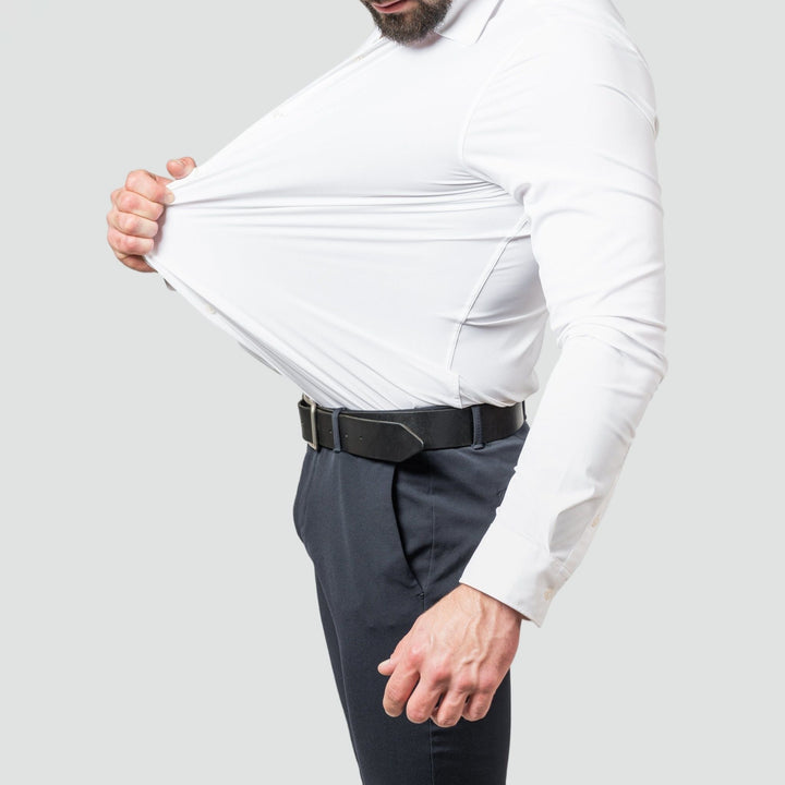 Maxime | Chemise Homme Manche Longue Slim Fit Boutons Contrastés