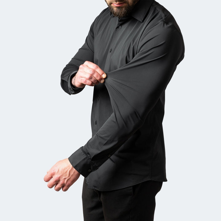 Maxime | Chemise Homme Manche Longue Slim Fit Boutons Contrastés