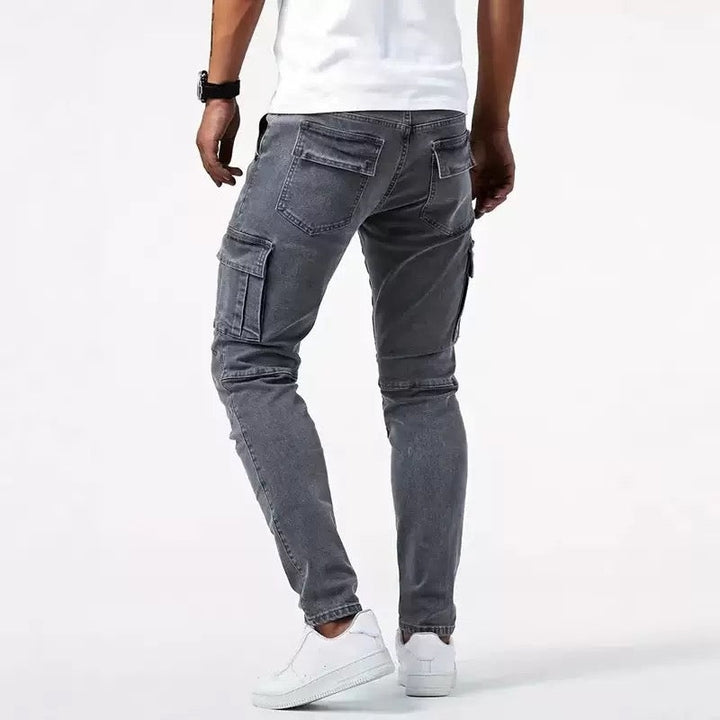 Maxime | Jean Cargo Slim Homme Poches Latérales