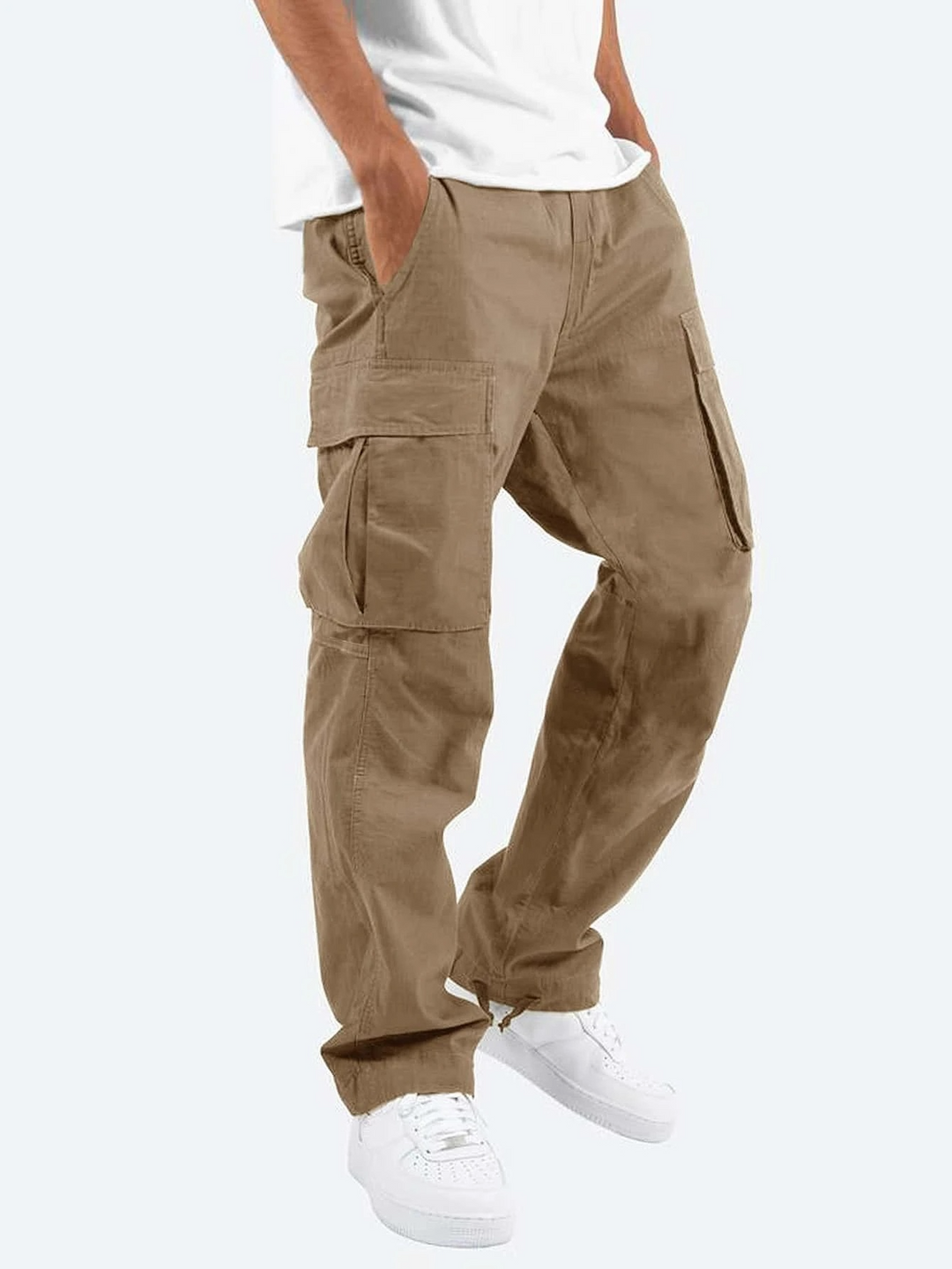 Maxime | Pantalon Cargo Homme Multi-Poches Coupe Droite