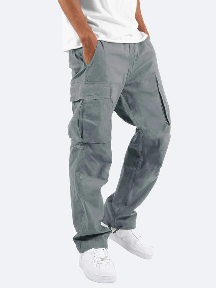 Maxime | Pantalon Cargo Homme Multi-Poches Coupe Droite